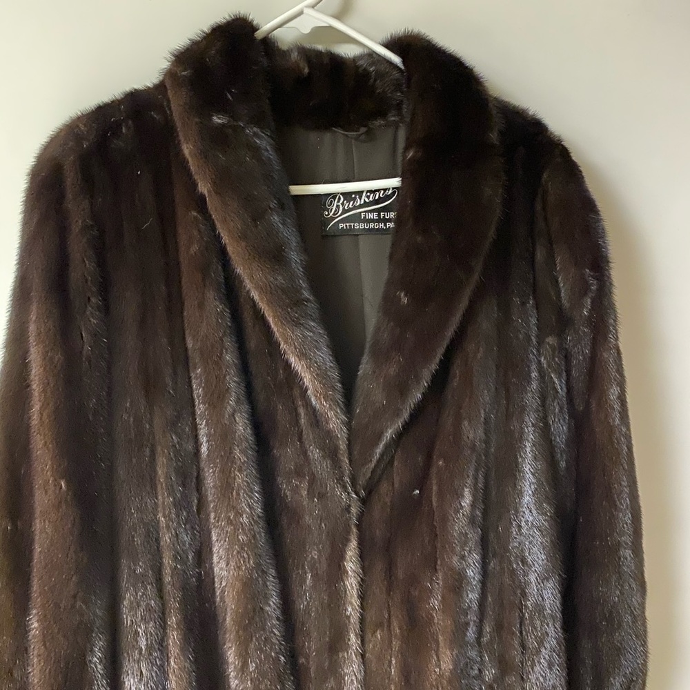 Full Length Mink coat from Briskin Furs Pgh PA